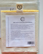Charger l&#39;image dans la galerie, Serviette de toilette en soie naturelle (27x27 cm)
