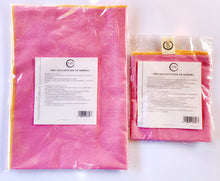 Charger l&#39;image dans la galerie, Ensemble de serviettes en soie naturelle : édition limitée rose
